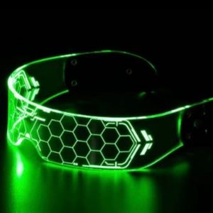 Metaverse Futuristic L.E.D. Neon Lens Glasses Mens & Woman’s